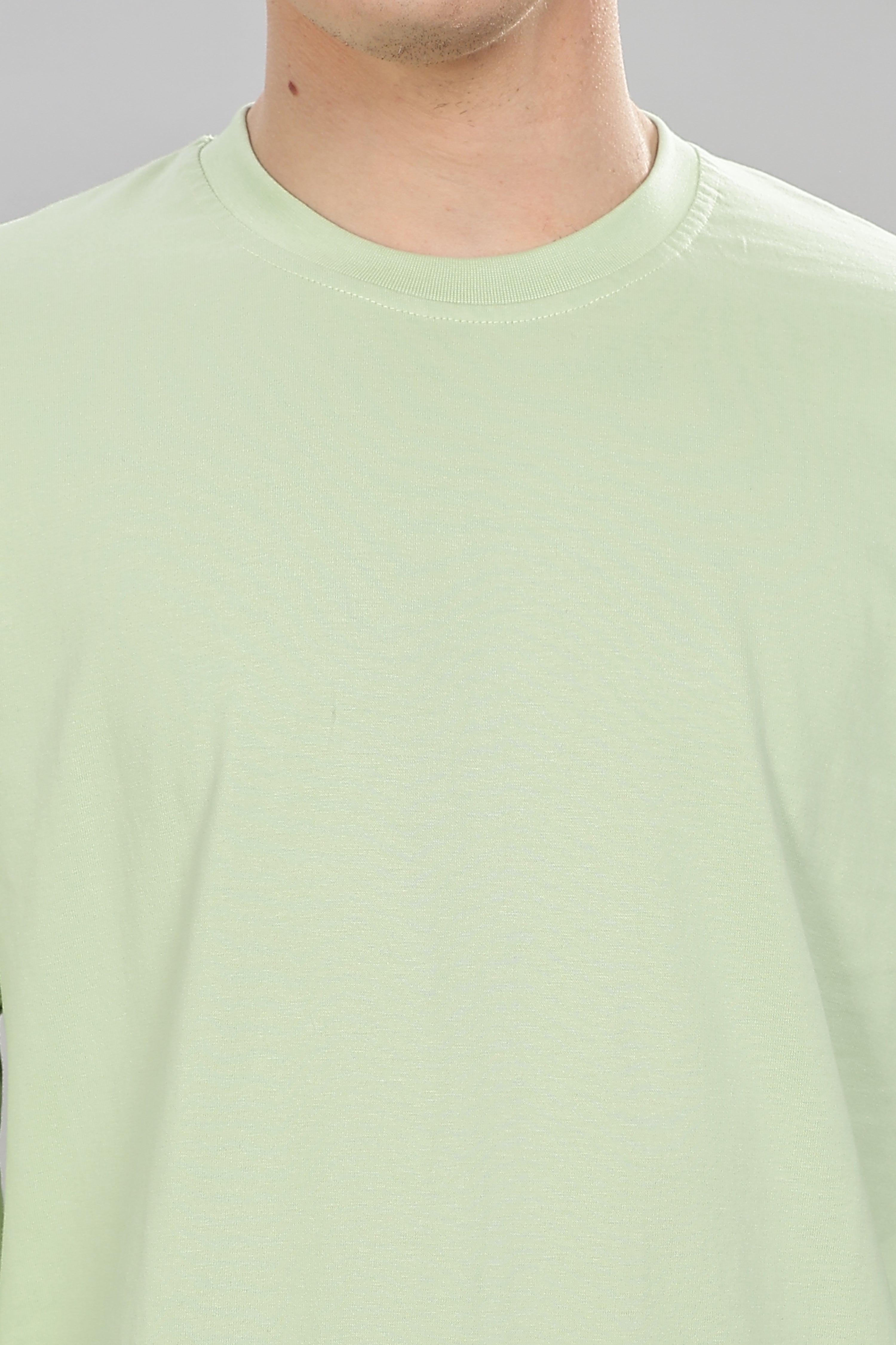 Seafoam Green Long Sleeve Crew Neck T-Shirt