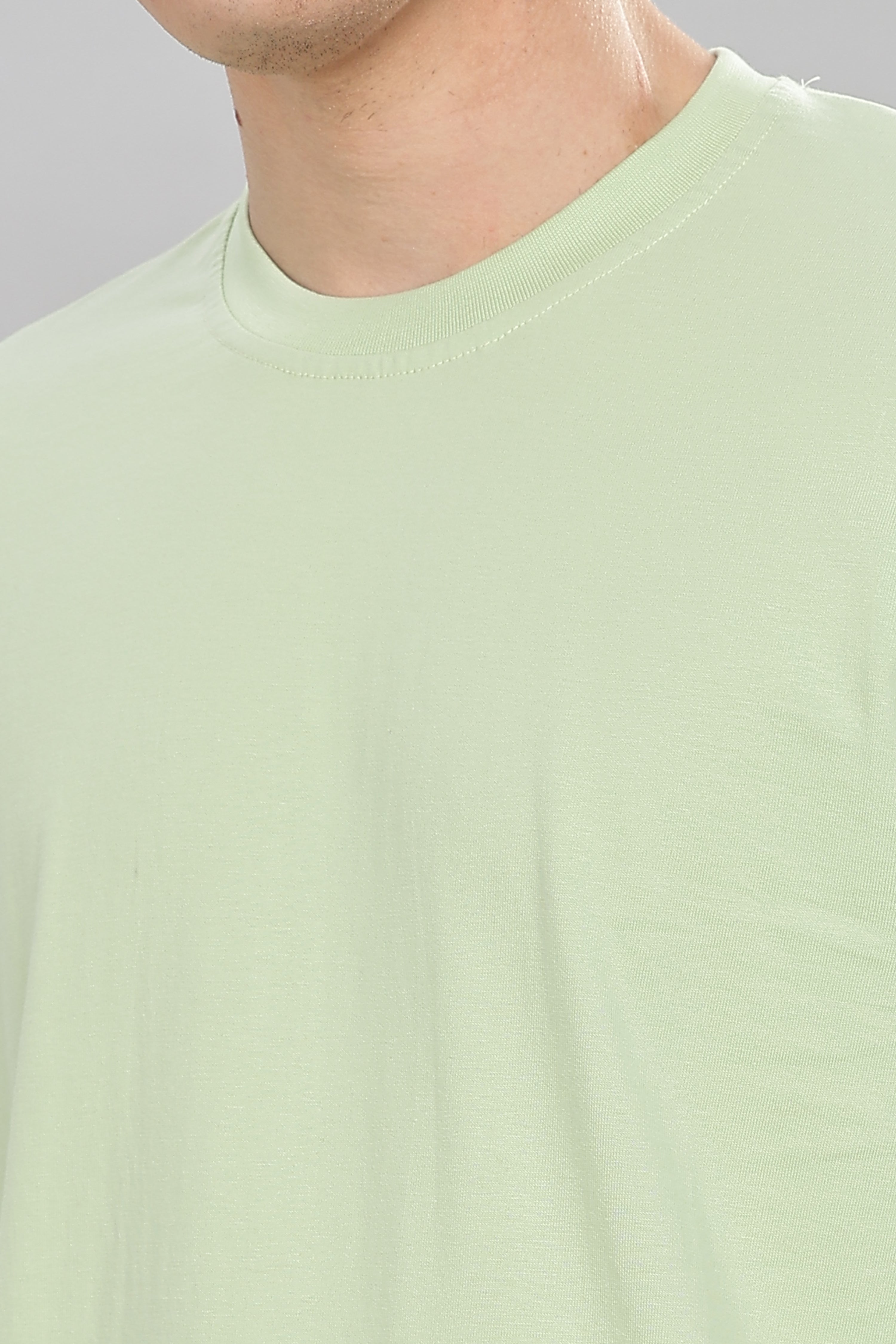 Seafoam Green Long Sleeve Crew Neck T-Shirt