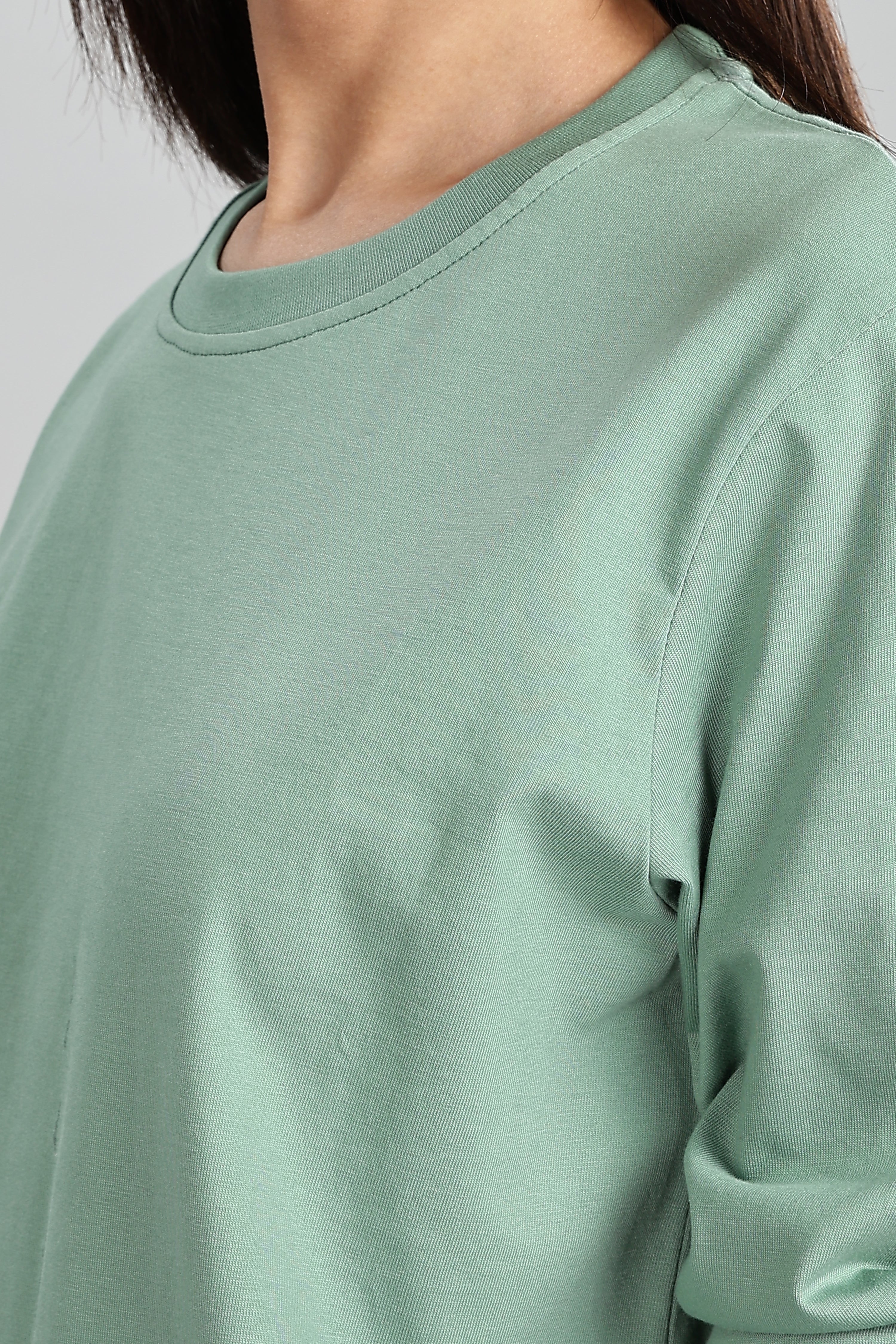 Pistachio Long Sleeve Crew Neck T-Shirt