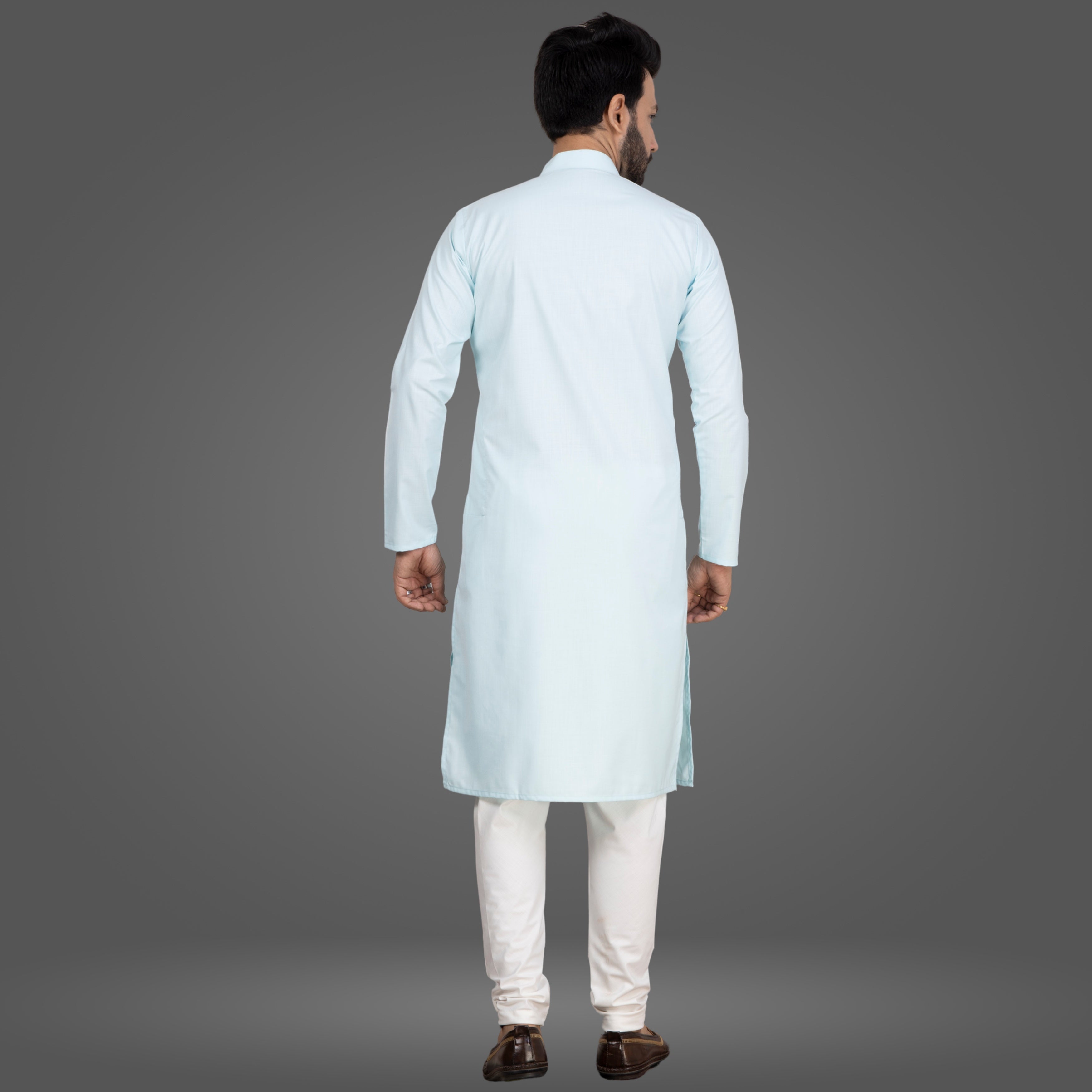 Frosted Mint Premium Cotton Kurta Pajama