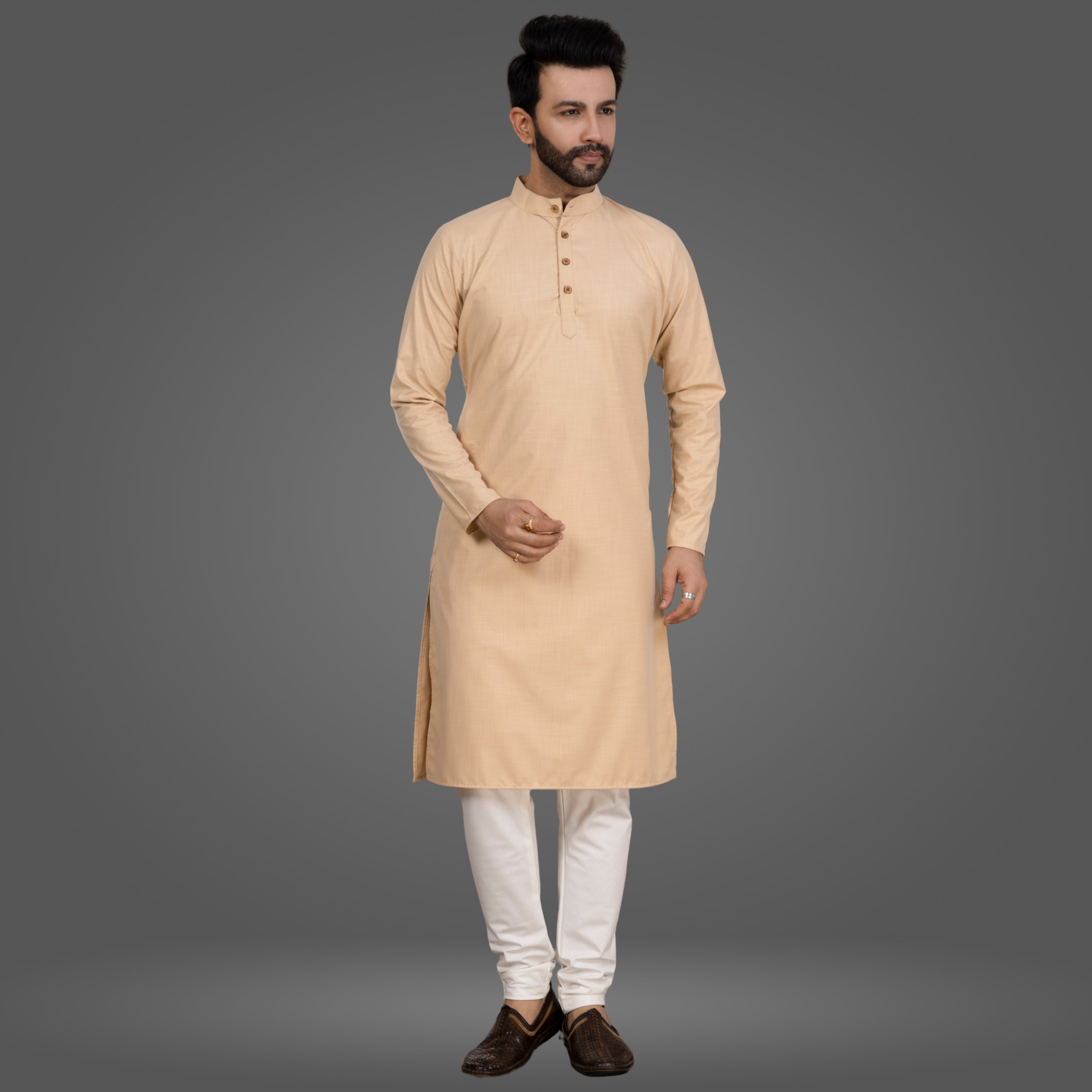 Mellow Buff Premium Cotton Kurta Pajama
