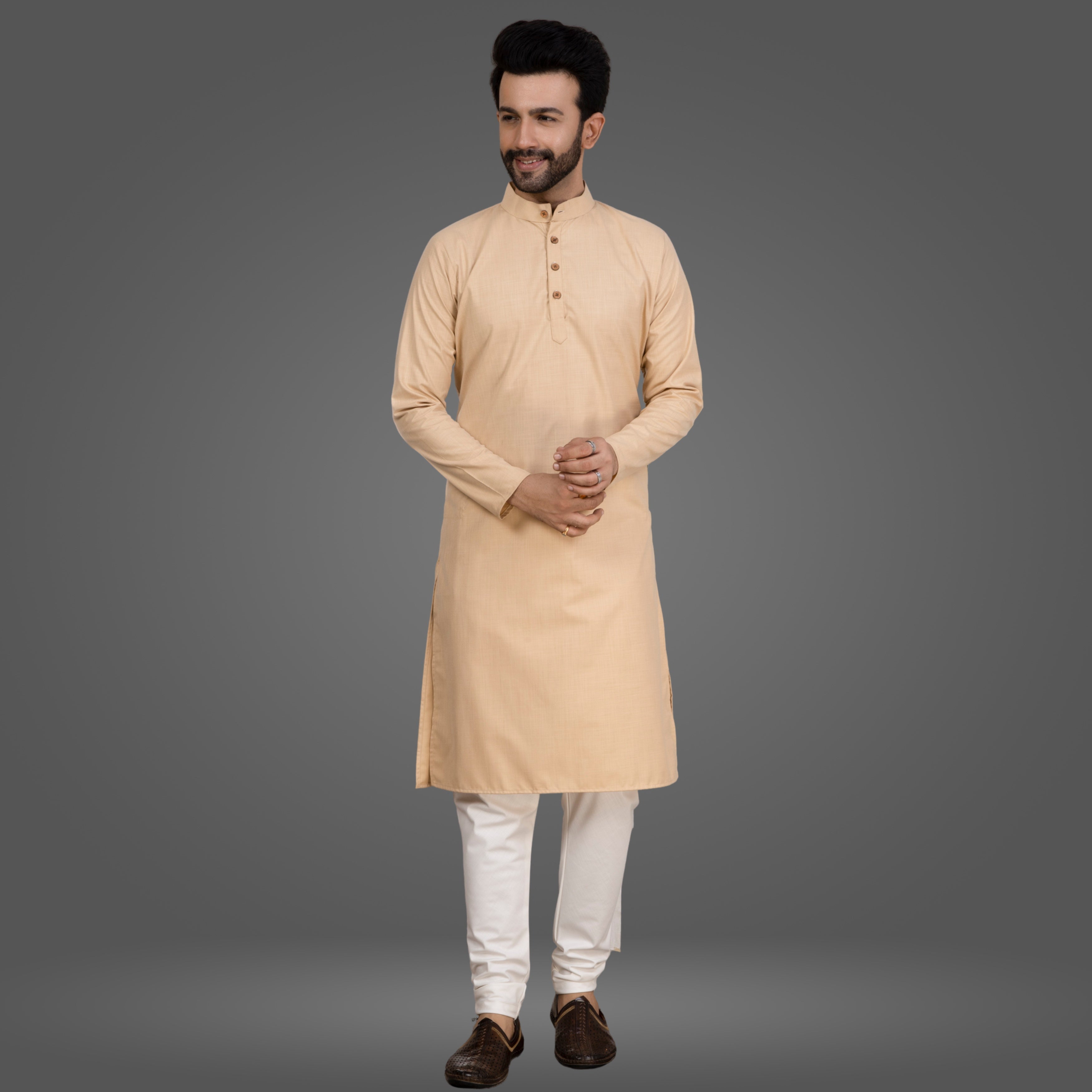 Mellow Buff Premium Cotton Kurta Pajama