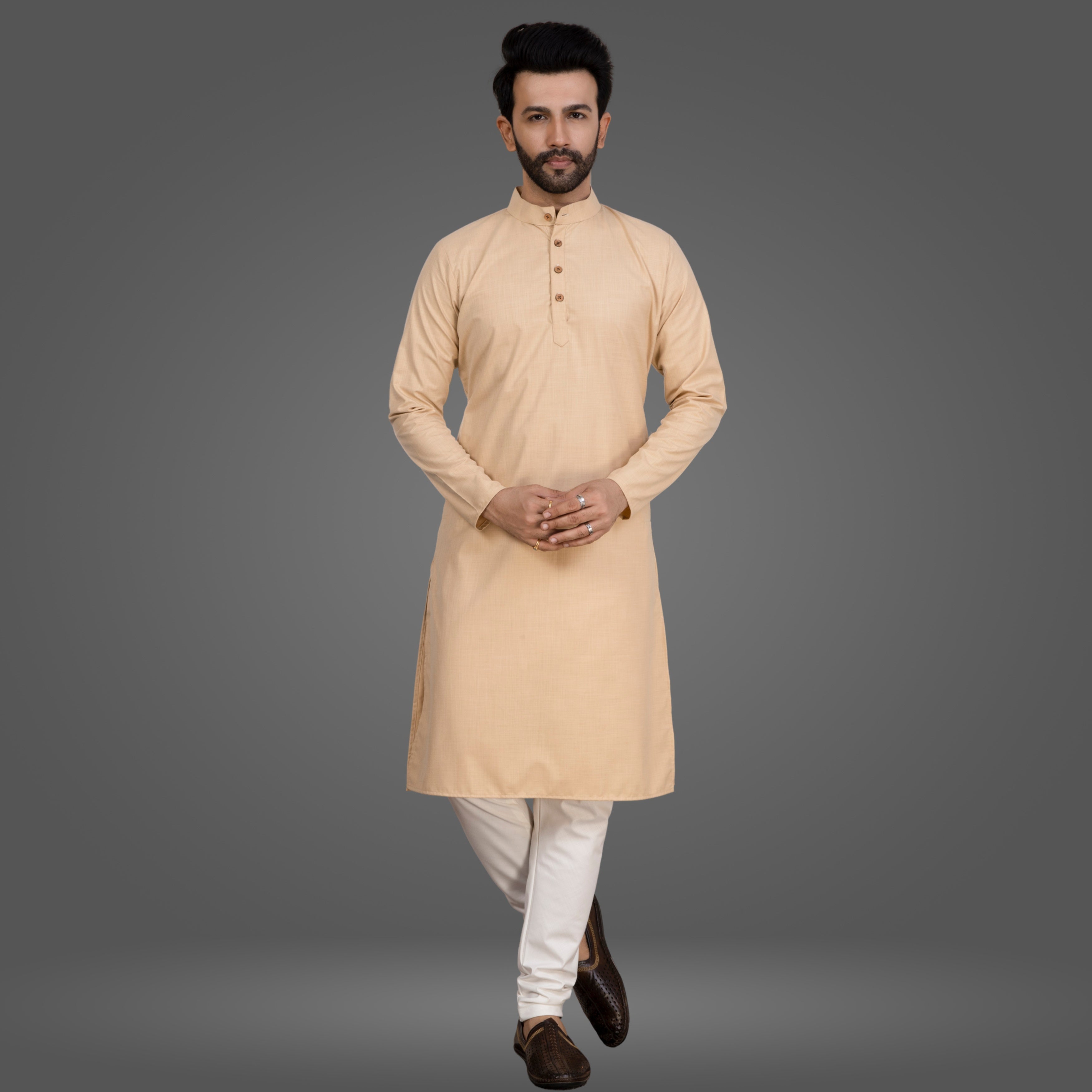 Mellow Buff Premium Cotton Kurta Pajama